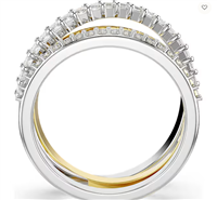 Anello Swarovski Donna in Lega metallica Cristallo 5689729 - 5689729